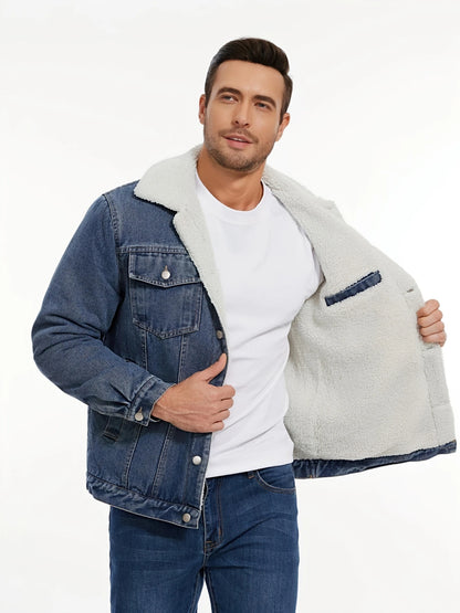 Chaqueta Trucker con forro Sherpa