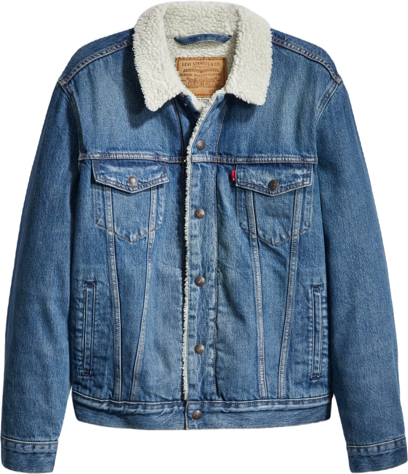 Chaqueta Trucker con forro Sherpa